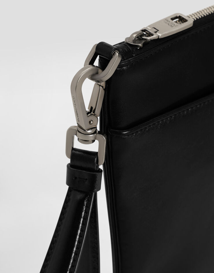 Dolce & Gabbana Tempesta calfskin necessaire Black BP3294AU994