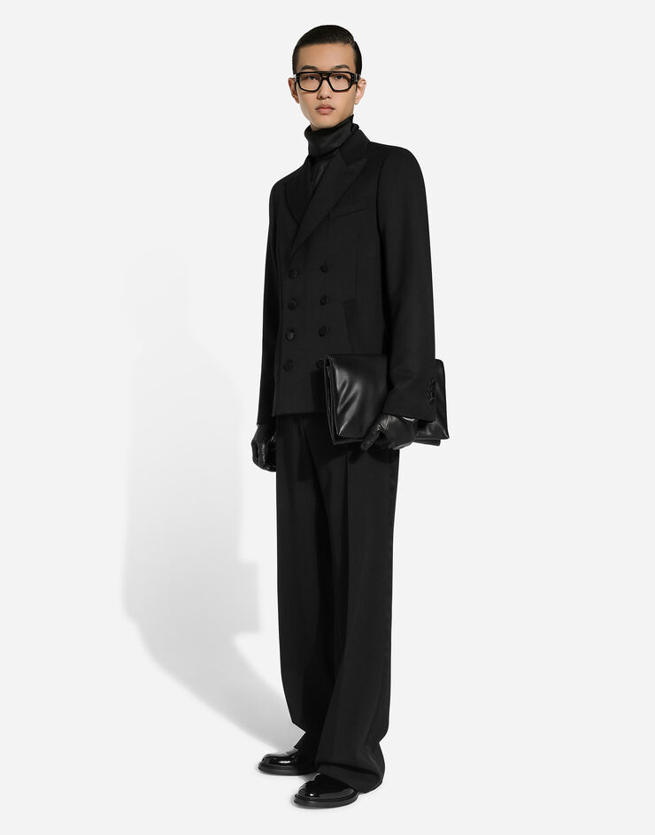Dolce & Gabbana حقيبة كروس بودي من جلد نابا أسود BM3075AF984