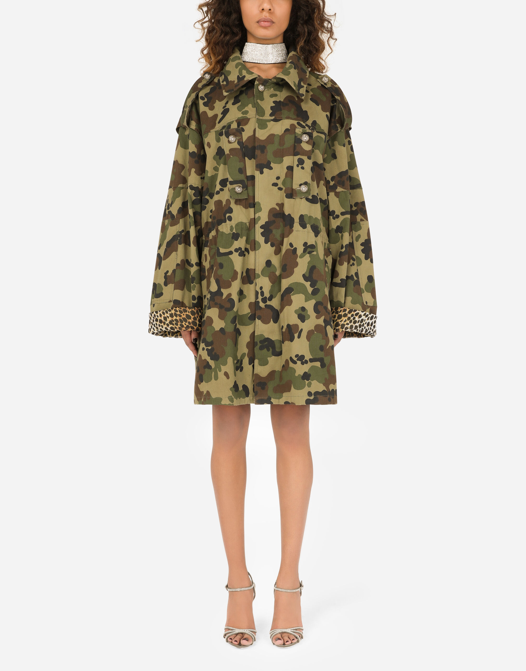 Dolce and gabbana camo jacket clearance