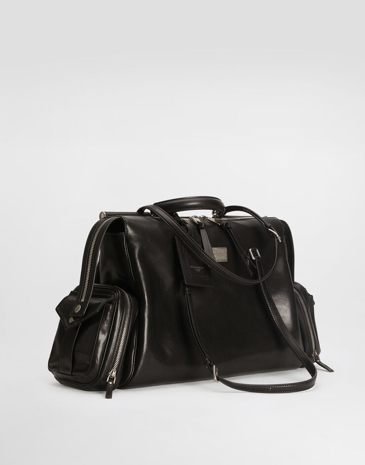 Dolce & Gabbana Vittoria calfskin bag Black BB7863AW118