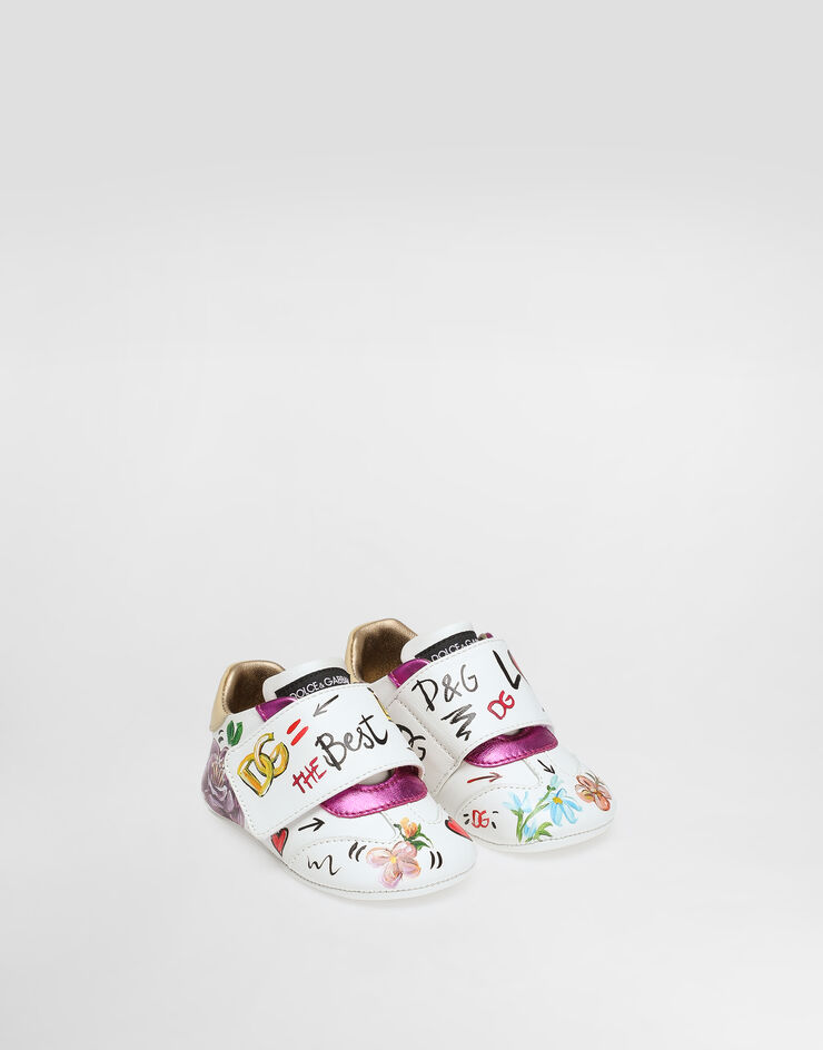 Dolce & Gabbana Sneaker in calfskin Multicolor DK0109AW567