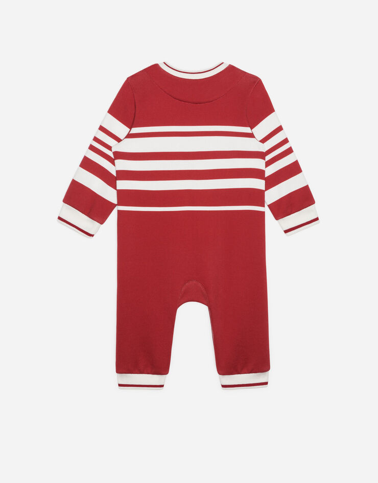 Dolce & Gabbana Jersey tracksuit with king royals print ROSSO L1JO0ZG7VHC