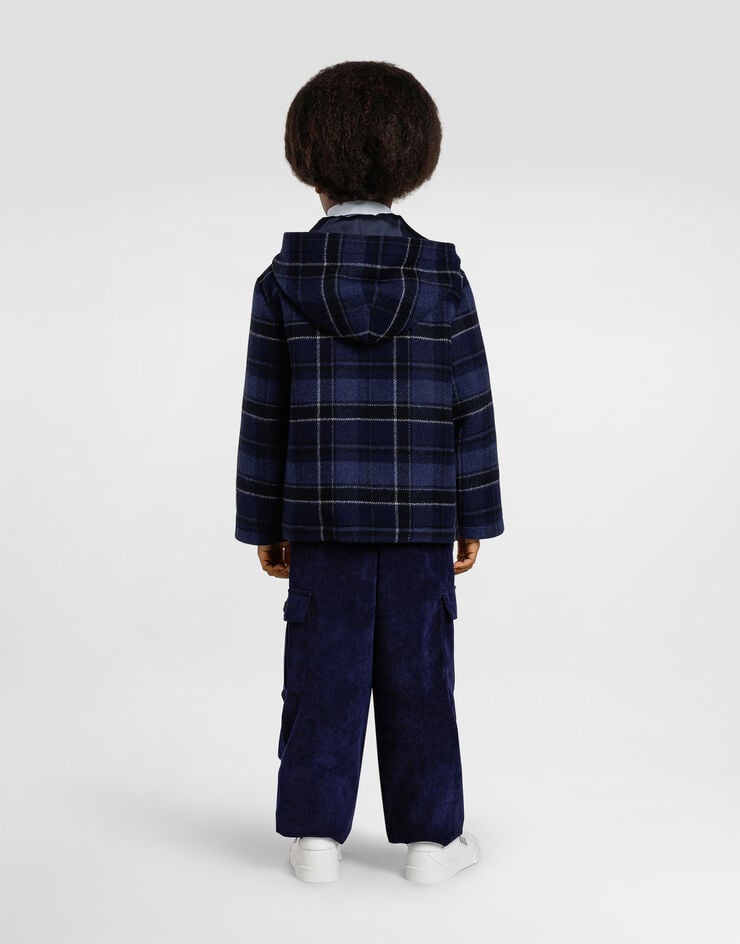 Dolce & Gabbana Check wool coat Multicolor L42C36FQZAL