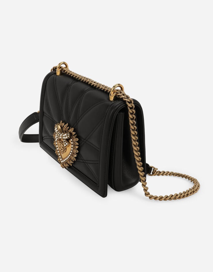 Dolce & Gabbana Medium Devotion shoulder bag Black BB7158AW437