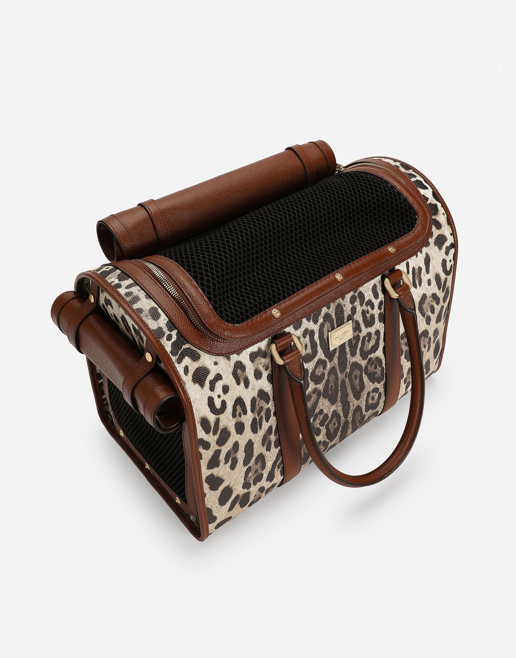 Dog carrier in Print Dolce Gabbana