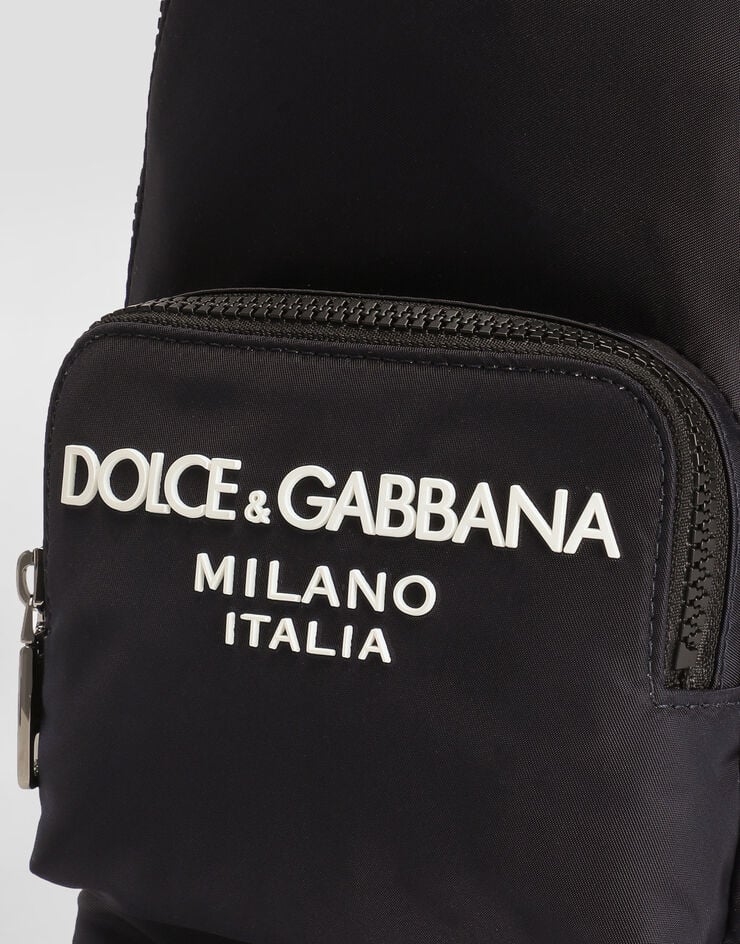 Dolce & Gabbana Nylon crossbody backpack Blue BM2295AG182