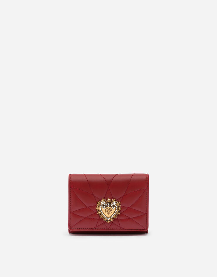 Dolce & Gabbana Portafoglio Devotion continental piccolo Rosso BI1269AV967
