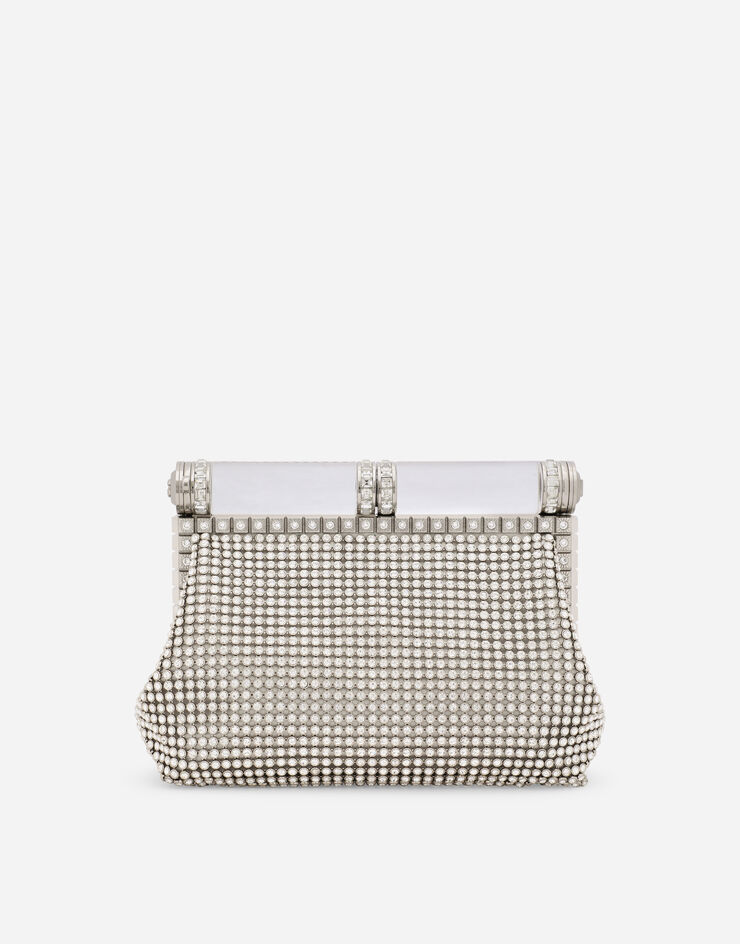 Dolce & Gabbana Mesh bag with rhinestone detailing Multicolor BB7097AY095