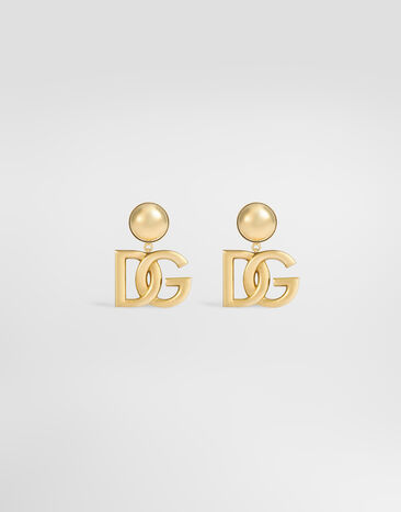 Dolce & Gabbana Clip-on earrings with DG logo Gold WEN6P6W1111