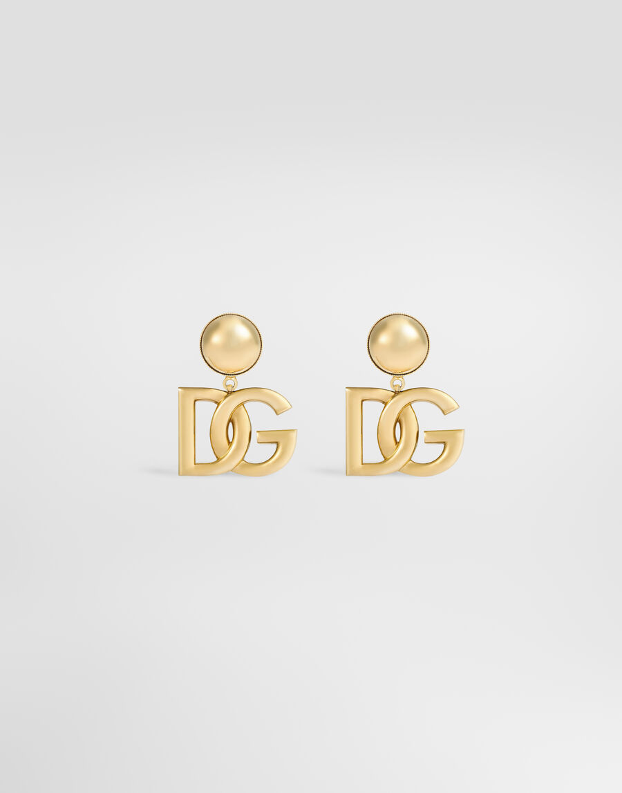 Clip-on earrings with DG logo