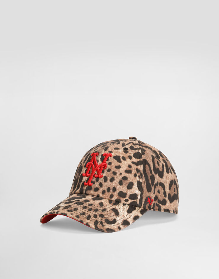 Dolce & Gabbana Dolce&Gabbana X ’47 New York Mets Leo-Print Balaclava Multicolor IH153MGI225