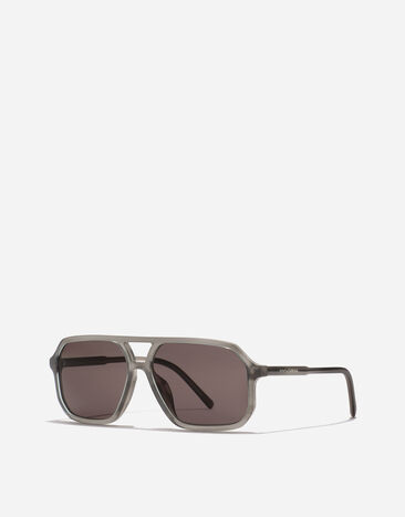 Dolce & Gabbana Everyday Sunglasses Transp grey on striped grey VG4541VP987