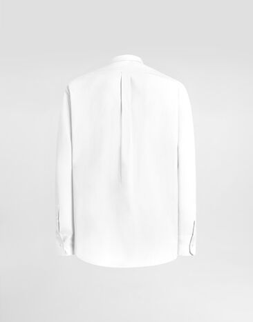 Dolce & Gabbana Striped poplin martini shirt White G5OI6TFUMRY