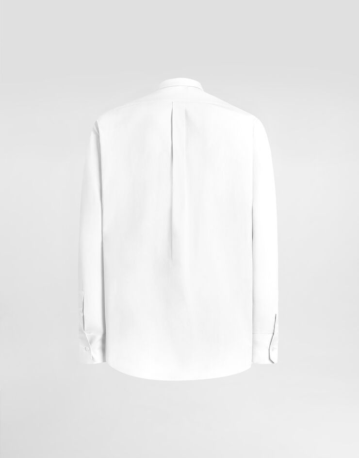 Dolce & Gabbana Striped poplin martini shirt Dolce & Gabbana Striped poplin martini shirt White G5OI6TFUMRY