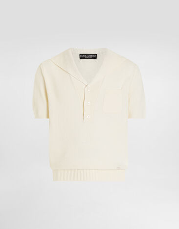 Dolce & Gabbana قميص بولو من قطن Beigne GXZBIZJGMGX