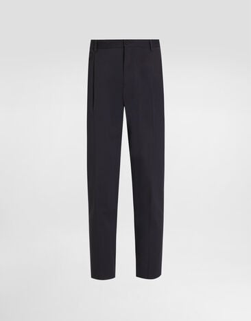 Dolce & Gabbana Wool canvas trousers Dolce & Gabbana Wool canvas trousers Blue GY6UETFUBFT
