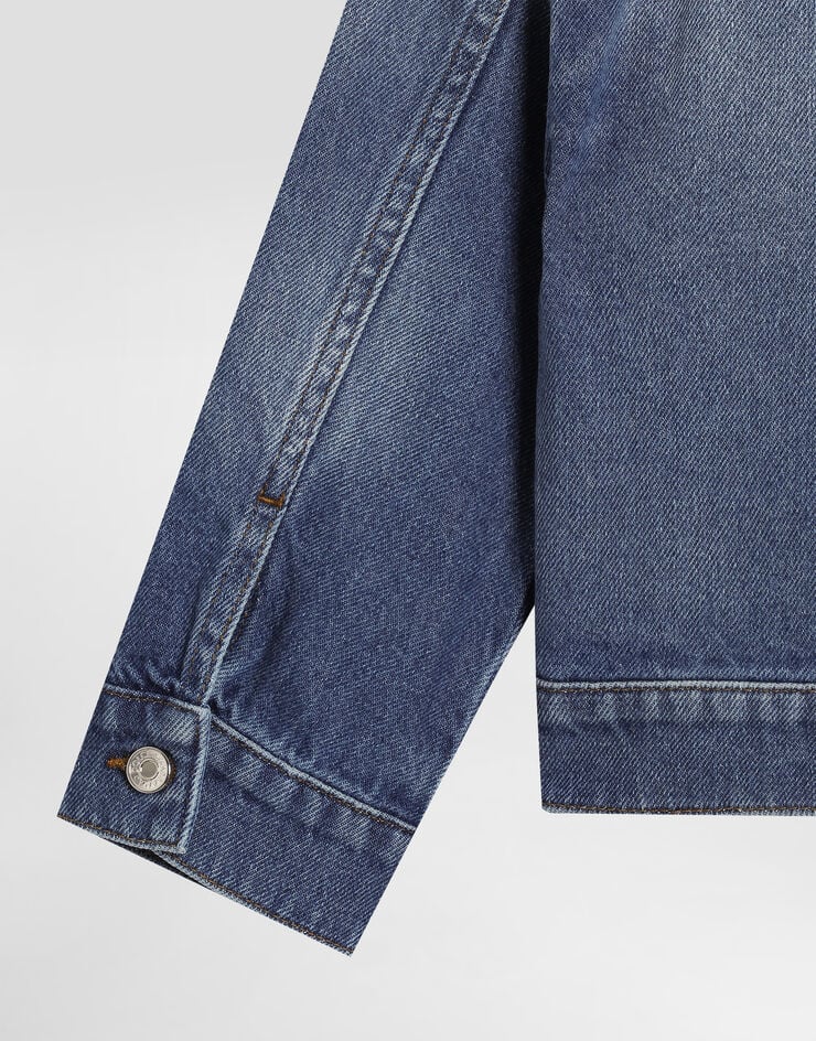 Dolce & Gabbana Denim jacket with print Dolce & Gabbana Denim jacket with print Multicolor L52B08LDD61