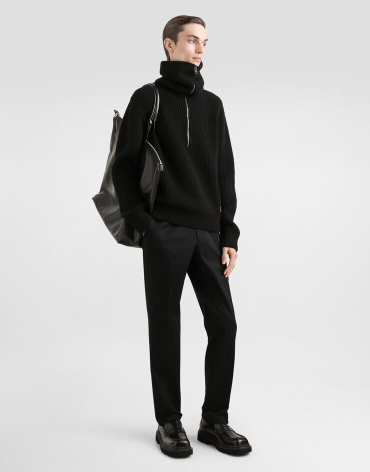 Dolce & Gabbana Wool cardigan with tag Black GXW42TJCVWK