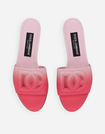 Dolce & Gabbana Calfskin sliders Pink CQ0436AS204