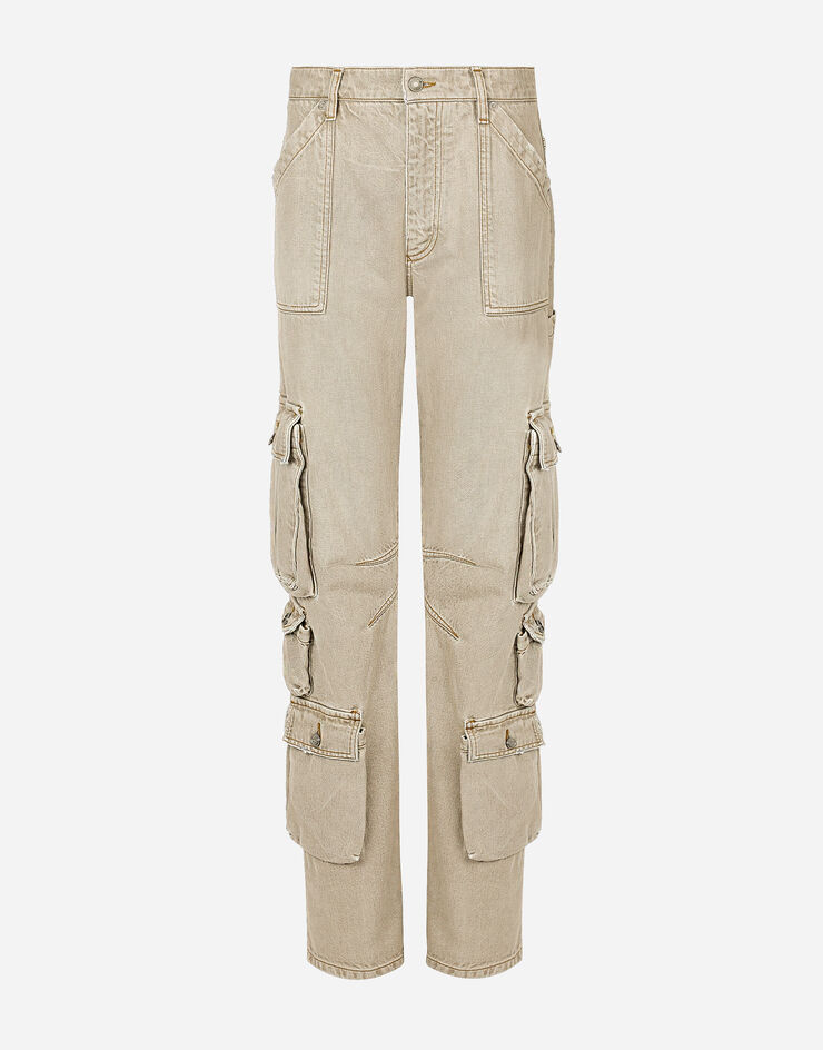 Dolce&Gabbana Pantalón cargo vaquero Multicolor FTCR5DG8HT3