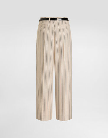 Dolce & Gabbana Hose in Regimental-Nadelstreifen-Optik Multicolor FTDMITFR8AC