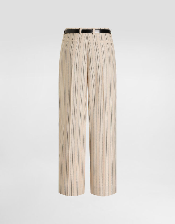 Dolce & Gabbana Regimental pinstripe trousers Multicolor FTDMITFR8AC