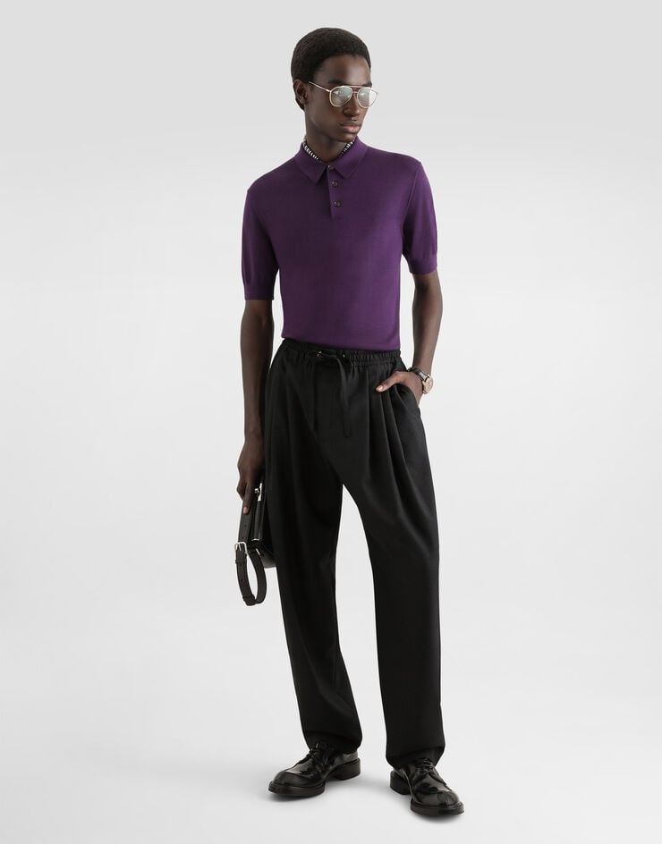 Dolce & Gabbana Cashmere polo shirt  GXZ02TJBW1W