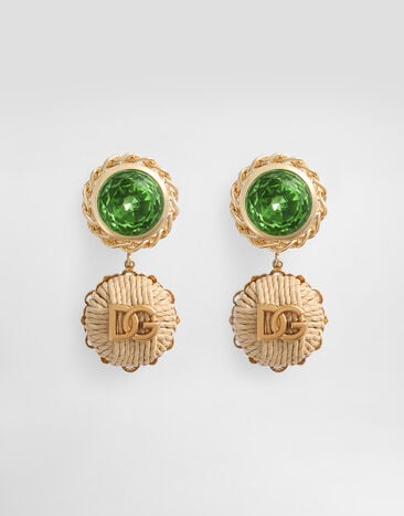 Dolce & Gabbana Logo clip earrings Gold WER6R4W1111