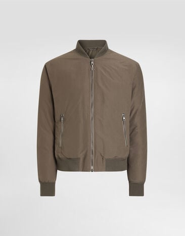 Dolce & Gabbana Padded canvas bomber jacket Dolce & Gabbana Padded canvas bomber jacket G9CLUTFUS51