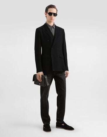 Dolce & Gabbana Pantalón vaquero con parche DG Multicolor GYJCCZG8OV9