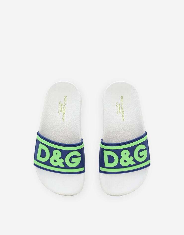 Dolce & Gabbana Пляжные шлепанцы из резины разноцветный DD0320AQ858