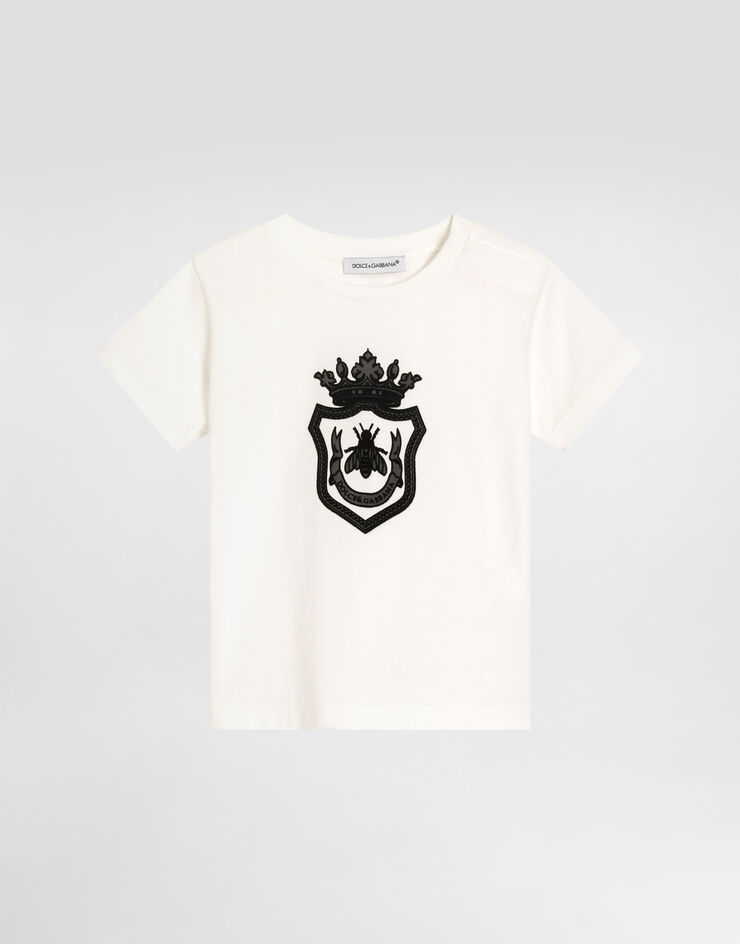 Dolce & Gabbana Jersey t-shirt with print White L1JT7WG7PMJ