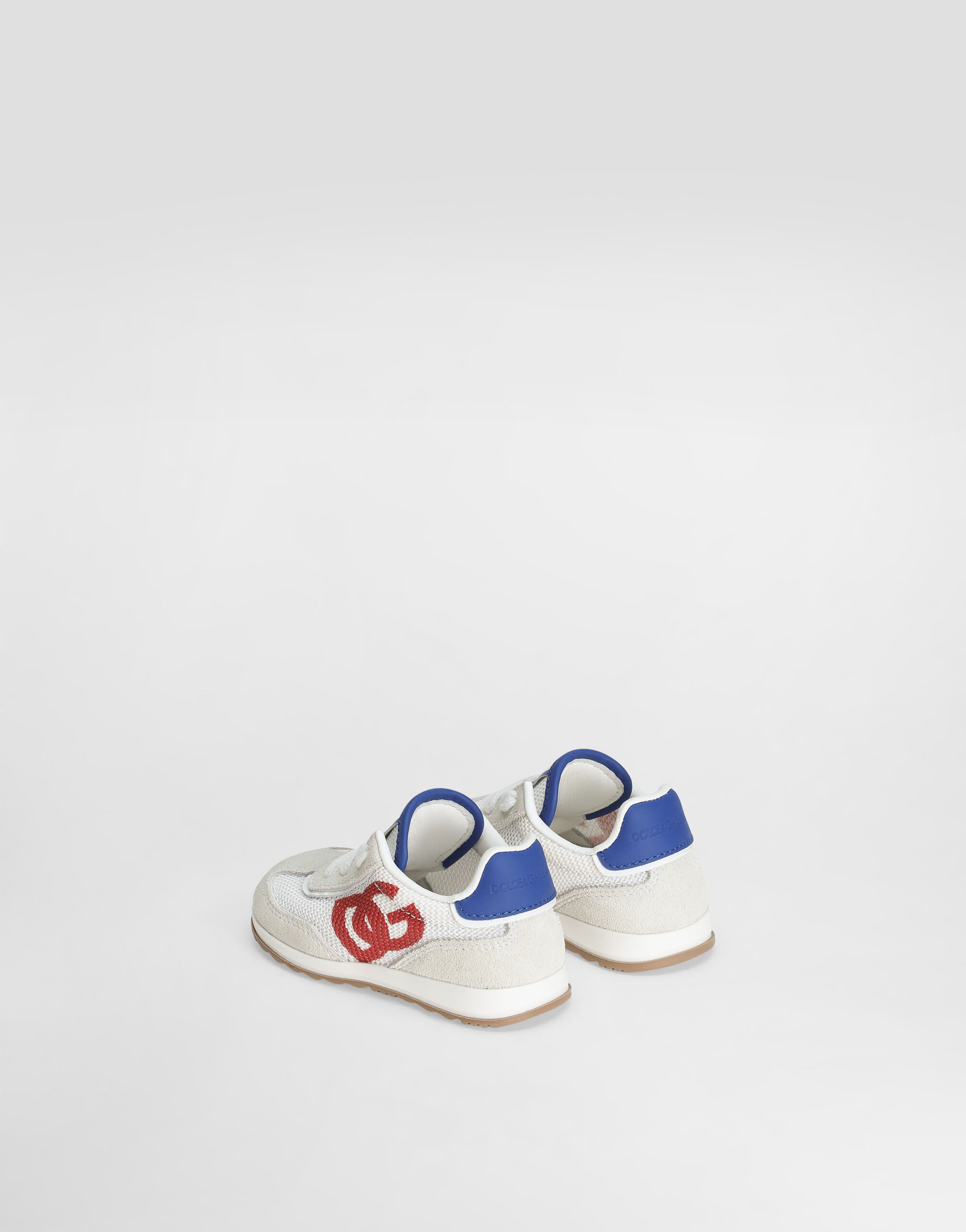 関税込☆*Dolce&Gabbana*DG CUSHION メッシュ スニーカー Mixed-material DG CUSHION sneakers in White for Women