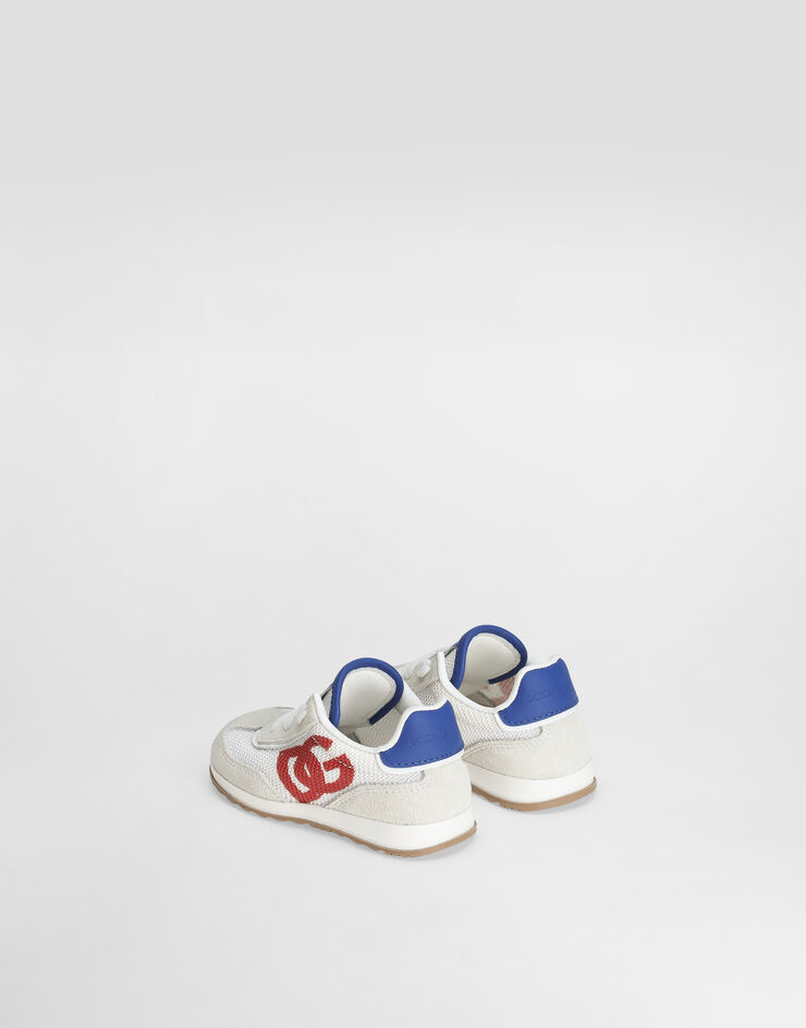 Dolce & Gabbana Zapatillas DG Cushion de tejido de malla y napa de piel de becerro Multicolor DN0217A5355