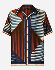 Dolce & Gabbana Printed silk Hawaiian shirt Print G5IT7TIS1SF