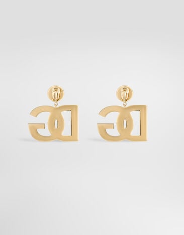 Dolce & Gabbana Clip-on earrings with DG logo Gold WEN6P2W1111