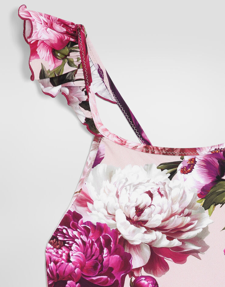 Dolce & Gabbana Peony-print one-piece swimsuit Dolce & Gabbana Peony-print one-piece swimsuit Multicolor L5J886ON0IN