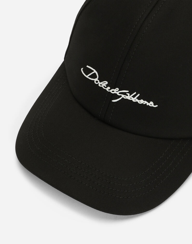 Dolce & Gabbana كاب بيسبول بشعار Dolce&Gabbana أسود GH590AGI354