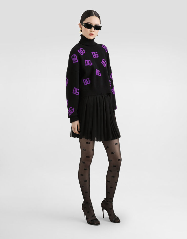 Dolce & Gabbana Wool turtleneck pullover Dolce & Gabbana Wool turtleneck pullover Multicolor FXW04TJCVYX