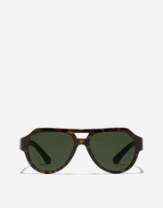 Dolce & Gabbana Mirror logo sunglasses Brown VG446DVP273