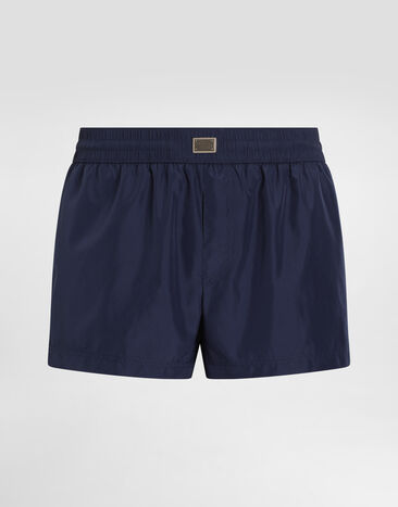 Dolce & Gabbana Short swim trunks with tag Multicolor M4A09JFSGAQ