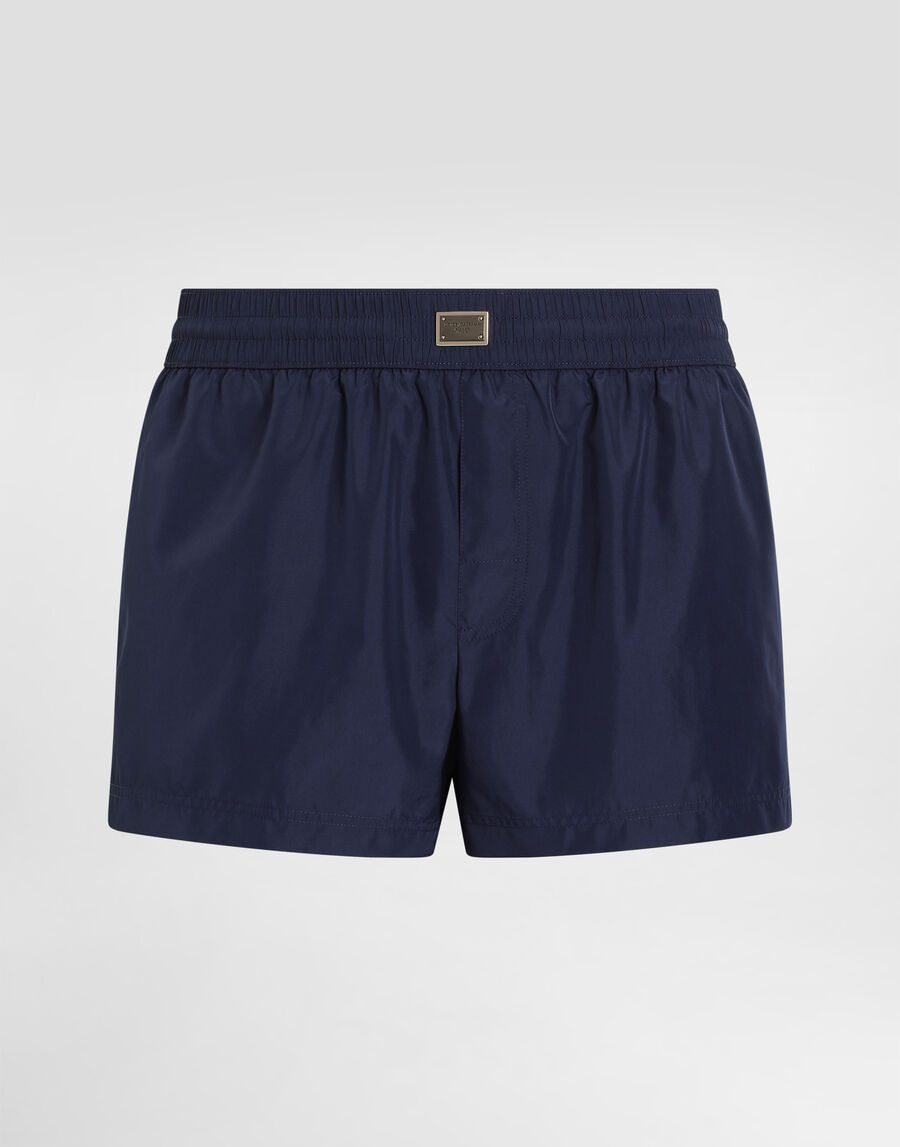 Short swim trunks with tag