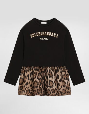 Dolce & Gabbana Leopard-print dress Multicolor L5JDAWG7PRY