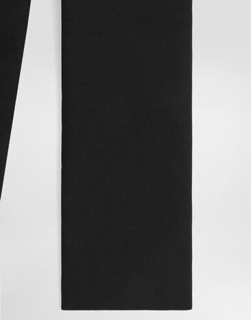 Dolce & Gabbana Wool gabardine scarf Black GQ391EFU21E