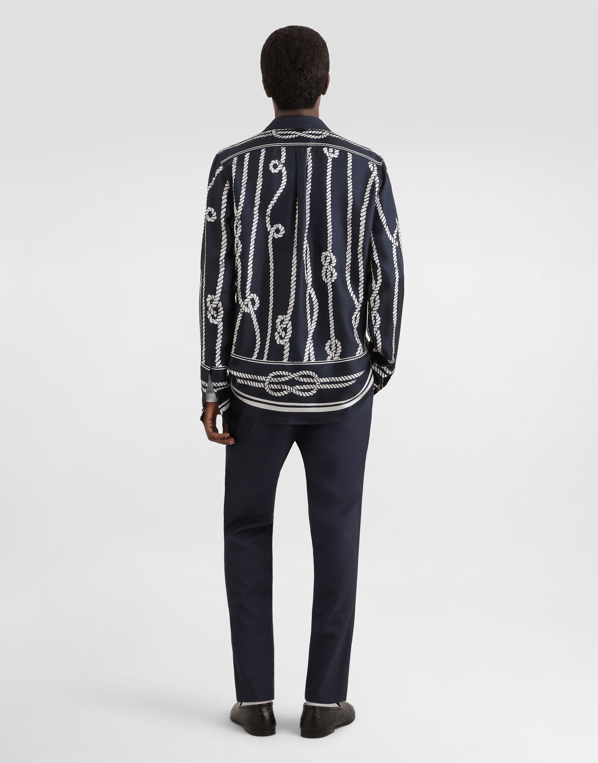Virgin wool jogging trousers - thumbnail 3