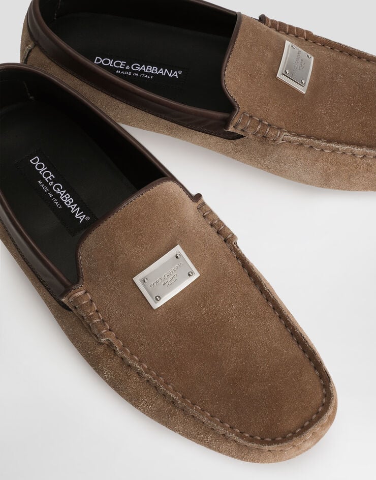 Dolce & Gabbana Split calfskin slipper Multicolor A50735A0100