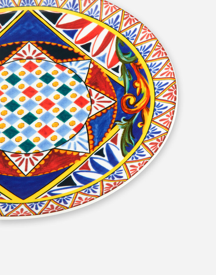 Dolce & Gabbana Набор из 2 плоских тарелок из фарфора разноцветный TC0S04TCA24
