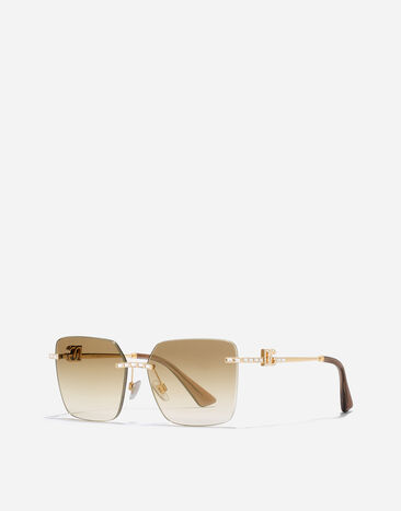 Dolce & Gabbana DG Crystals Sunglasses Gold VG2332VM26E