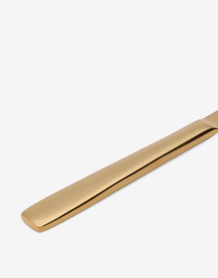 Dolce & Gabbana 4-Piece INOX Flatware Set Gold TCPS08TCA51