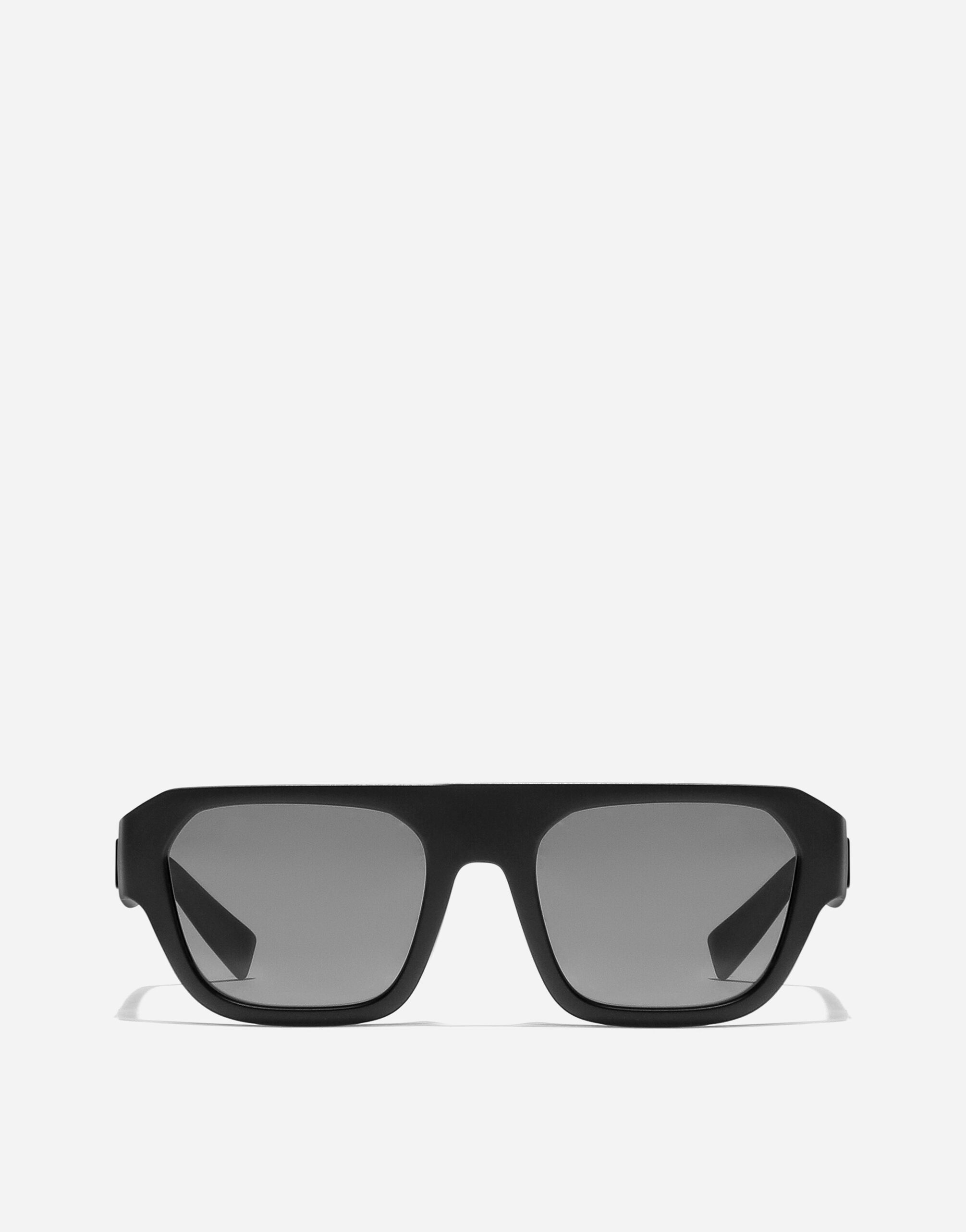 DG Crossed Sunglasses in Matte black for Women | Dolce&Gabbana® US